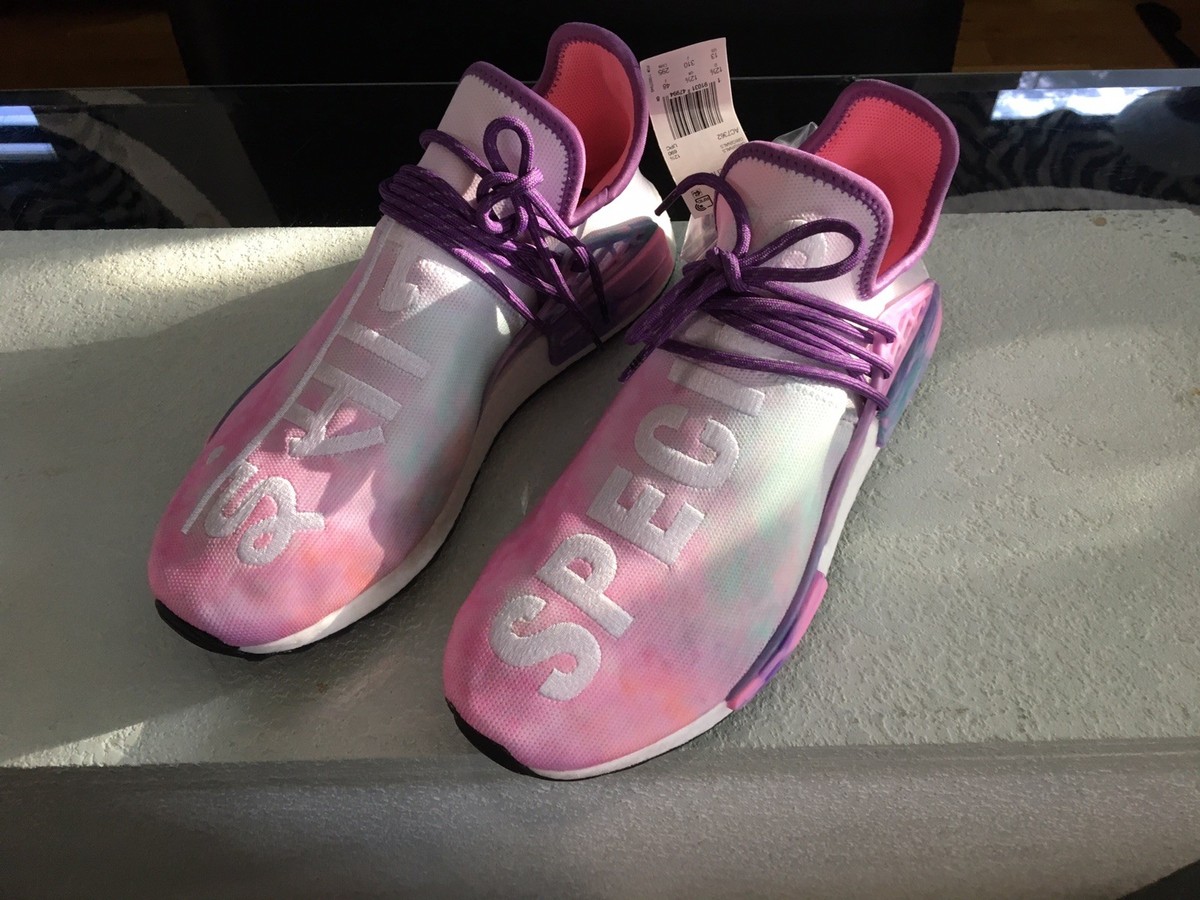 Pharrell X Adidas Human Race NMD Hu Holi Festival Pink Glow Pharrell X Adidas Human Race NMD Hu Holi Festival Pink Glow