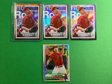 2021 Bowman Platinum Reid Detmers Orange /25 Precious Elements #PE-27 Angels Lot