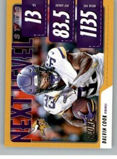 2020 Score Next Level Stats Gold #NLS-DC Dalvin Cook Minnesota Vikings