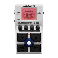 Zoom MS-50G+ MultiStomp Guitar Effects Pedal MS50G+ Multi-Effects Plus Stombox