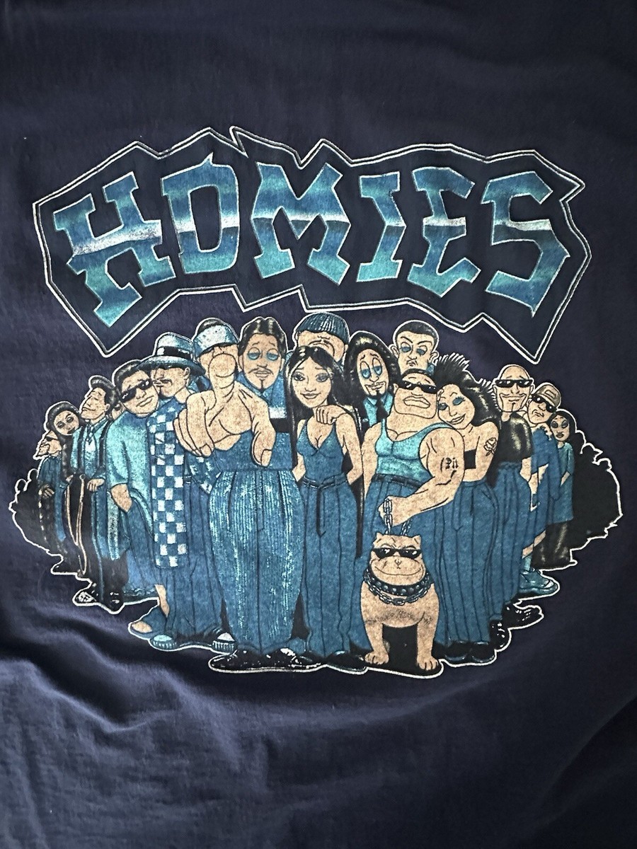 Vintage VTG 1990s Y2K Homies Mijos Chicano Low Rider Graphic