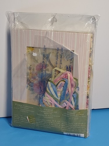 Bucilla Anna Griffin Deko Stickerei Blumen Girlanden Journal 43346 Neu (a) - Bild 2 von 2