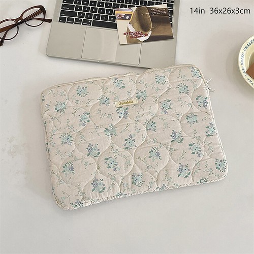 Cute Bow Floral Graphic Laptop Bag Tablet Sleeve Case 11 13 15 Inch For Lapt _ou - Photo 20/24