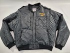 Vintage 80s NASCAR PENNZOIL PENSKE RACING CAFE RACER PUFF BLACK MVP JACKET SZ XL