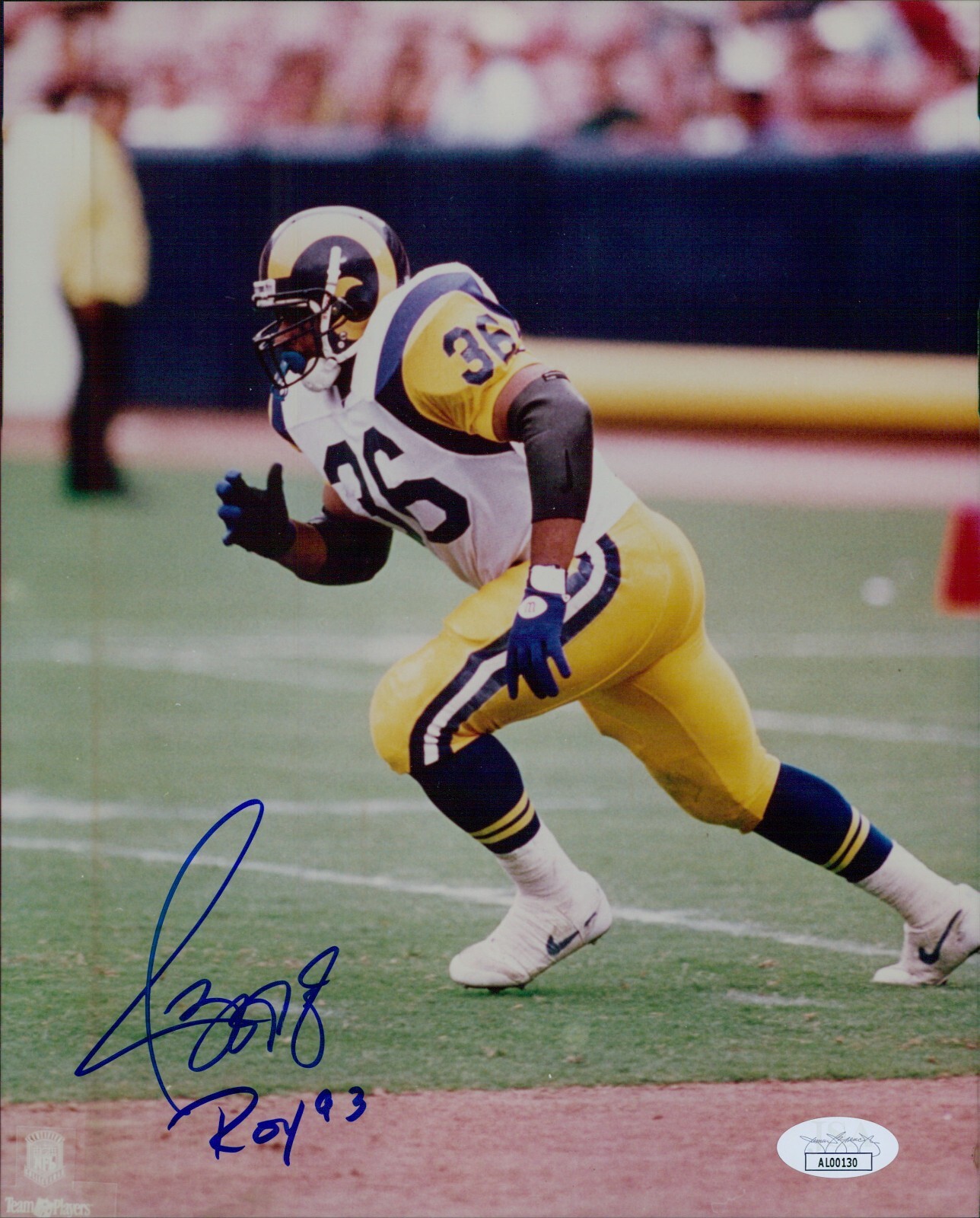 Jerome Bettis Autographed Signed Los Angeles Rams 8X10 Glossy Photo JSA Authenticated 