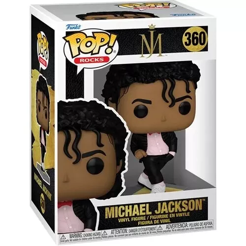 Funko POP! ROCKS: Michael Jackson Billie Jean Outfit Figure #360 + Protector