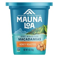 Mauna Loa Honey Roasted Macadamia Nuts 4 oz Hawaiian Keto Snack, Non-GMO