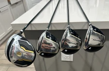 Warrior Custom Golf Wood Set 9.5° Driver, 3-Wood, 5-Wood, 7-Wood RH Graphite VGC