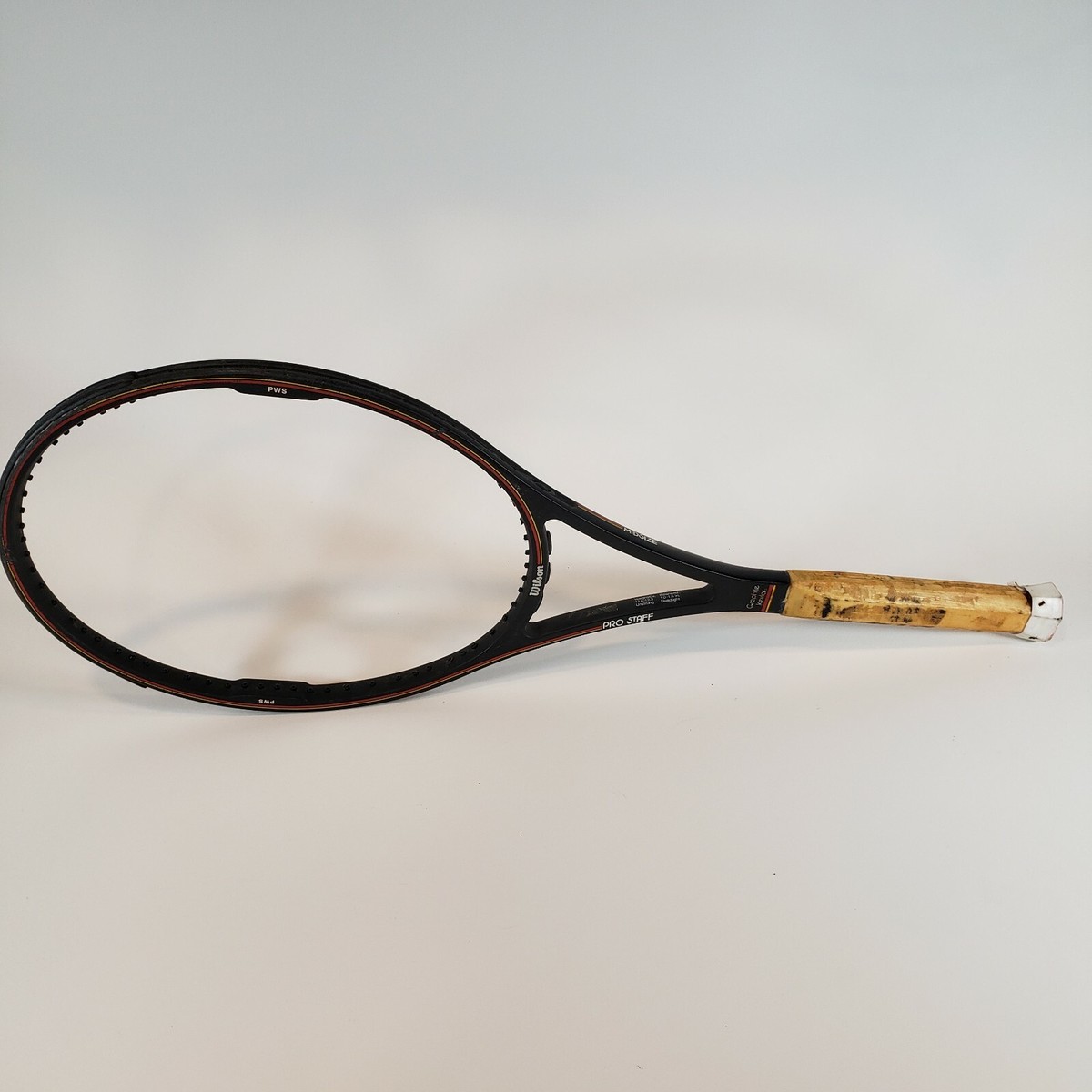 Cracked WILSON PRO STAFF 6.0 MIDSIZE 85 TENNIS RACQUET 4 1/2