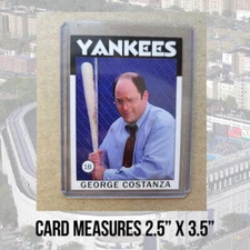 Seinfeld George Costanza 1986 Retro Style Baseball Card NY Parody + BONUS ITEMS