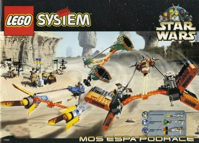 LEGO System Star Wars Mos Espa Podrace 7171 In 1999 Toy Kit Japan
