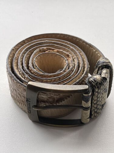 CAVALLI SOUL Belt Genuine REAL SNAKE SKIN Leather Made in Italy 110cm damaged - Picture 1 of 14