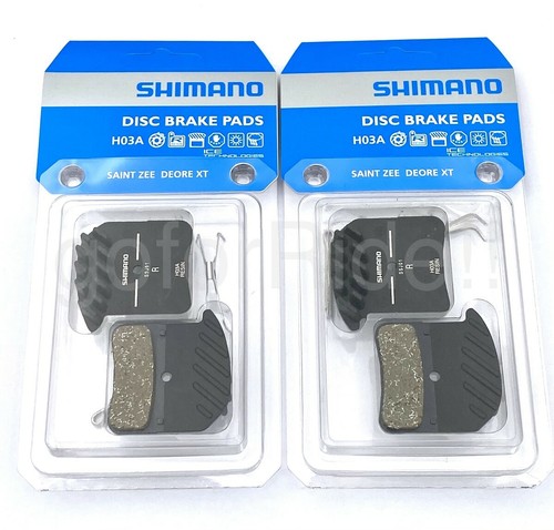 2x Shimano H03A SAINT M820 ZEE XT M8020 Resin Disc Brake Pads Ice Tech Y1XM98020 - Picture 8 of 10