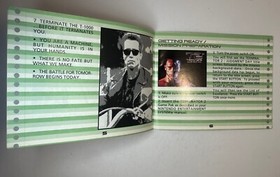 NES Terminator 2: Giorno del Giudizio - Solo Manuale Istruzioni - 1991 Originale