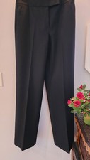 Carlisle Women Black Wool Dress Pants US 6