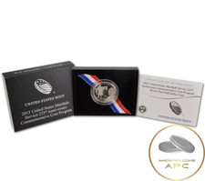 2015 D United States Marshals Service 225th Anniversary Clad Half Dollar Box COA