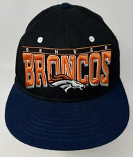 Denver Broncos Hat Cap Strapback NFL Team Apparel Blue, Orange Black