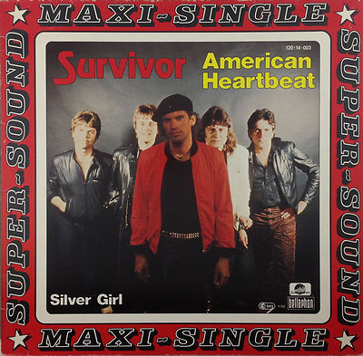 12'' Maxi - Survivor - American Heartbeat - k2191 - washed & cleaned