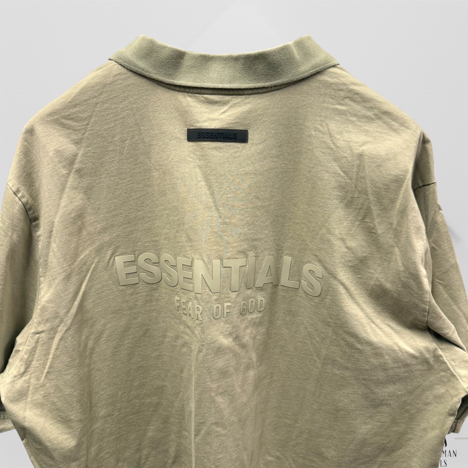 Fear of God Essentials S/S Polo Pistachio Men's - FW21 - US 2XL Cotton thumbnail 14