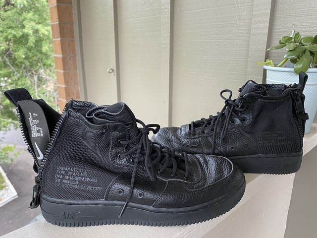 Nike air force goddess of victory black utility sneakers | eBay