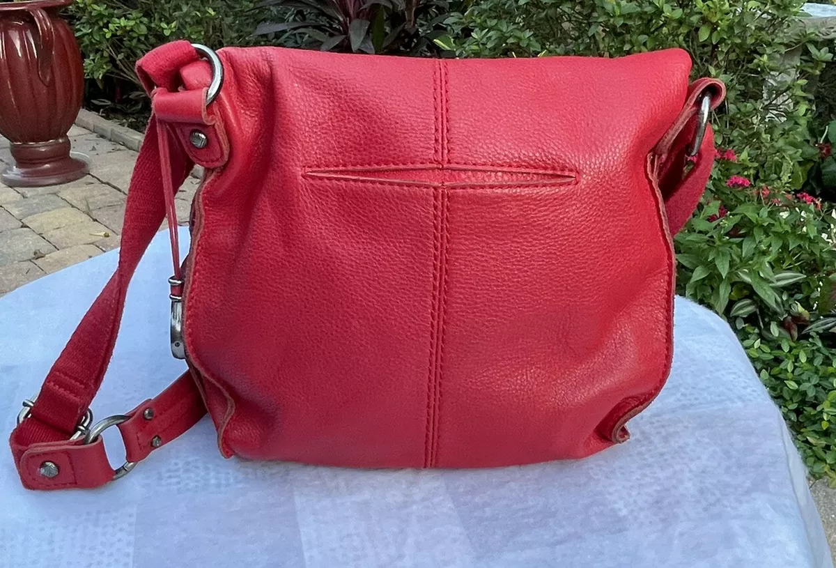 The sak red cheap leather purse