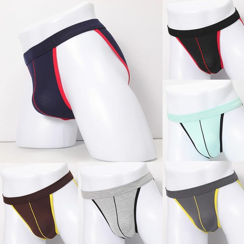 Men Sexy Brief Underwear Pouch Undies Panties Underpants Trunks Cotton Jockmai ♢ - Picture 11 of 41
