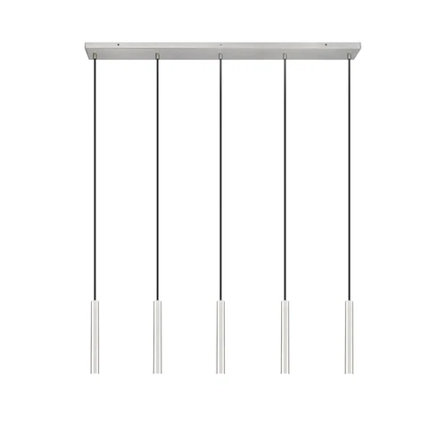 5 Light Linear Chandelier - Picture 4 of 6