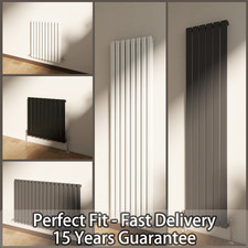 Horizontal Vertical Designer Radiator Oval Column Flat Panel Central Heating