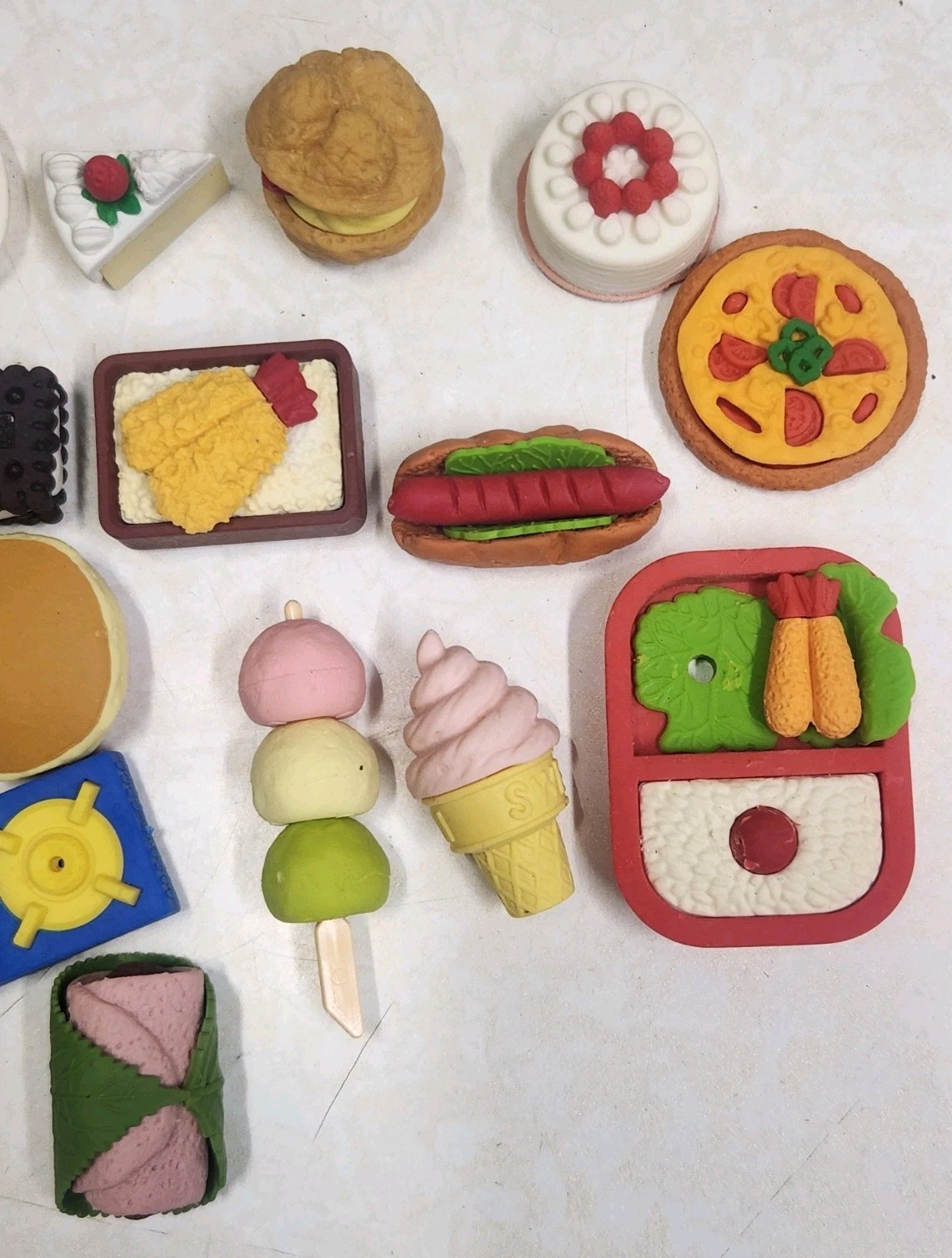 (23) Iwako Japanese Assorted Food & Dolphin Eraser Lot