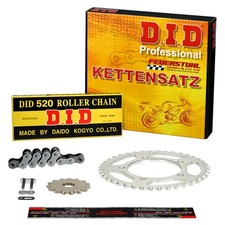 Kettensatz Honda CA 125 Rebel (JC26) 97-99, DID Clip