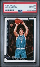 PSA 10 GEM MINT 2025 TOPPS KON KNUEPPEL #204 HORNETS 79586 B314
