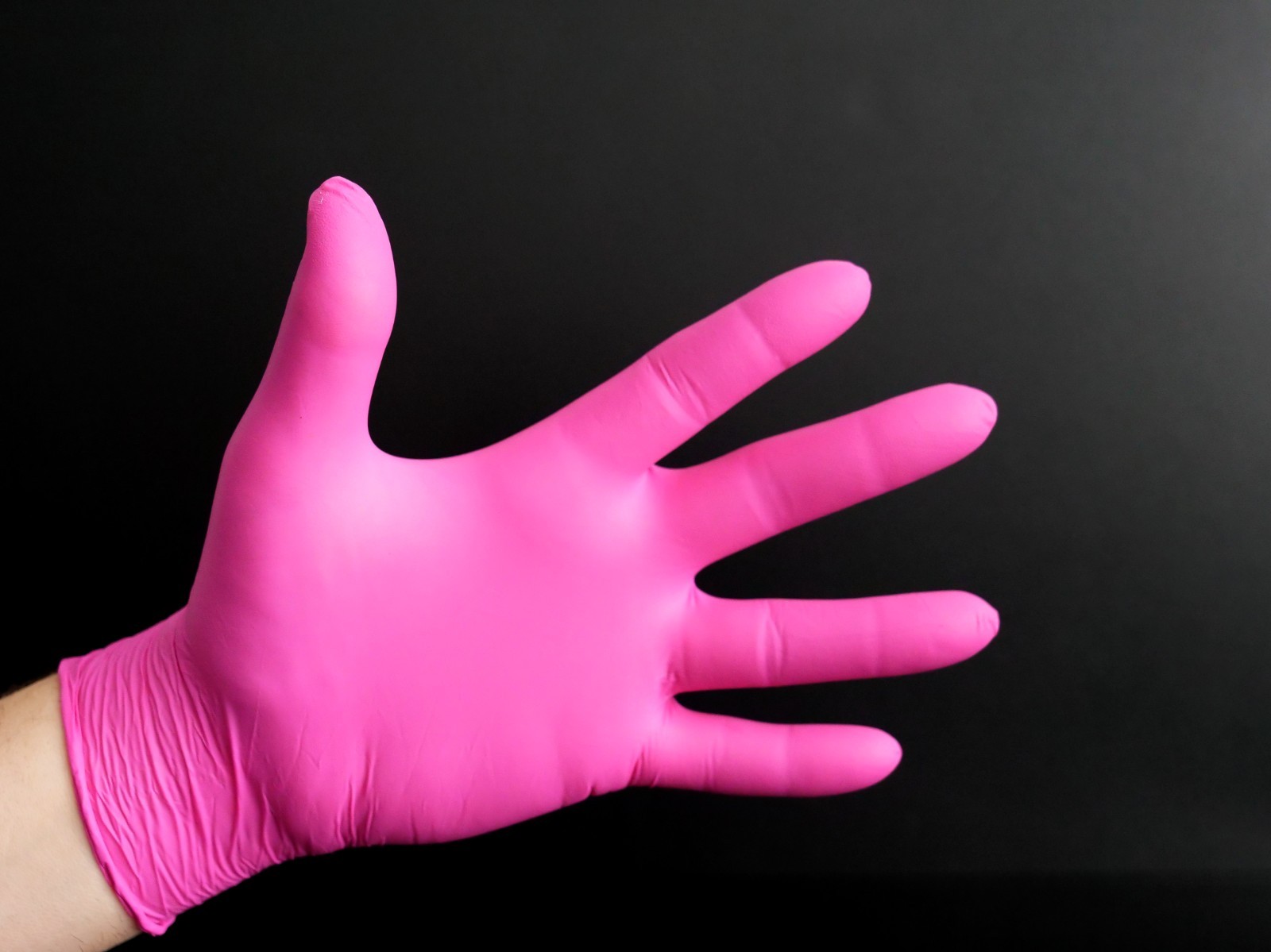 EINWEG-UNTERSUCHUNGS- UND SCHUTZHANDSCHUHE AUS NITRIL BERRY ROSE MEDIZINISCHE...
