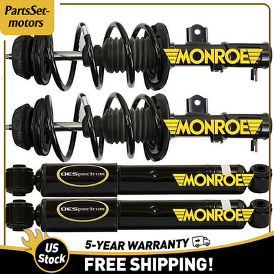 Monroe Front Struts & Rear Shocks For 2012-2017 Hyundai Accent 1.6L