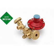 GNALI BOCIA MINI CENTRALINA Y GAS GPL CON REGOLATORE PER 2 BOMBOLE 7 KG 30 MBAR