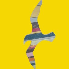 Handmade Wooden Seagull Wall Art, Recycled Wood, Coastal Decor, Rustic Beach Gif