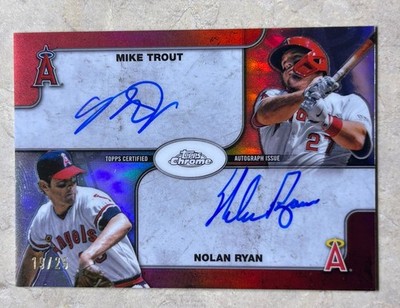 MIKE TROUT メモラビリア直筆サインカード /25 MIKE TROUT メモラビリア直筆サインカード /25 MIKE TROUT