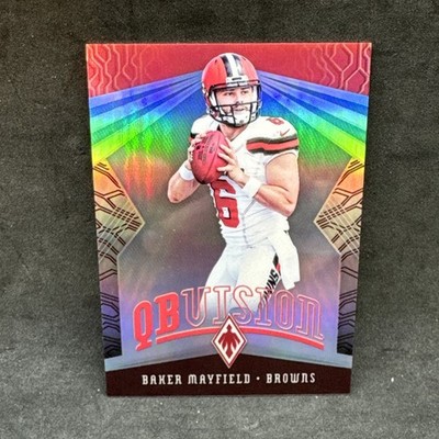 2018 Panini Phoenix - Qb Vision Baker Mayfield #21 Red /299 (RC)