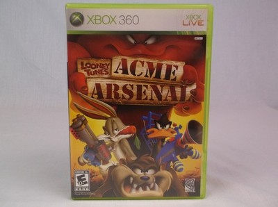 Looney Tunes: Acme Arsenal (Microsoft Xbox 360, 2007) CIB, Tested & Working