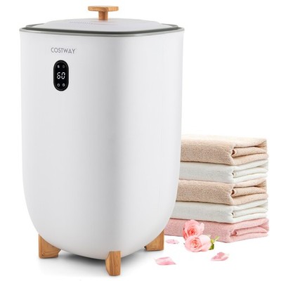 35L Large Towel Warmer Bucket Home Towel Warmer for Wet Tower White
