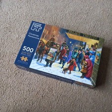 CHRISTMAS PANTOMIME Corner Piece  - Rare 500 Piece Jigsaw Puzzle unchecked