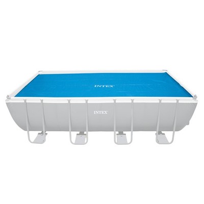 Intex 29026E 9 x 18 Foot Rectangular Solar Frame Set Pool Cover Only (Open Box)