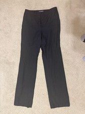 D&G Dolce & Gabbana Women's Dress Pants Black Pinstripe Waist 28”