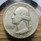 1947-S Washington Quarter - Actual Coin Shown - Free Shipping & Tracking INV#624