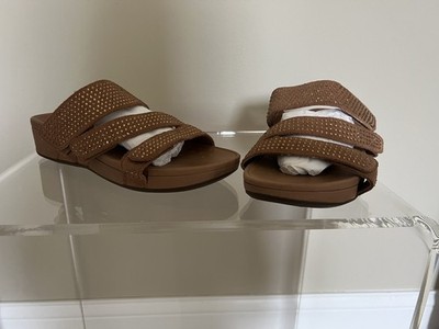 Vionic Womens Brown, Studded, Slide Sandals Size 9