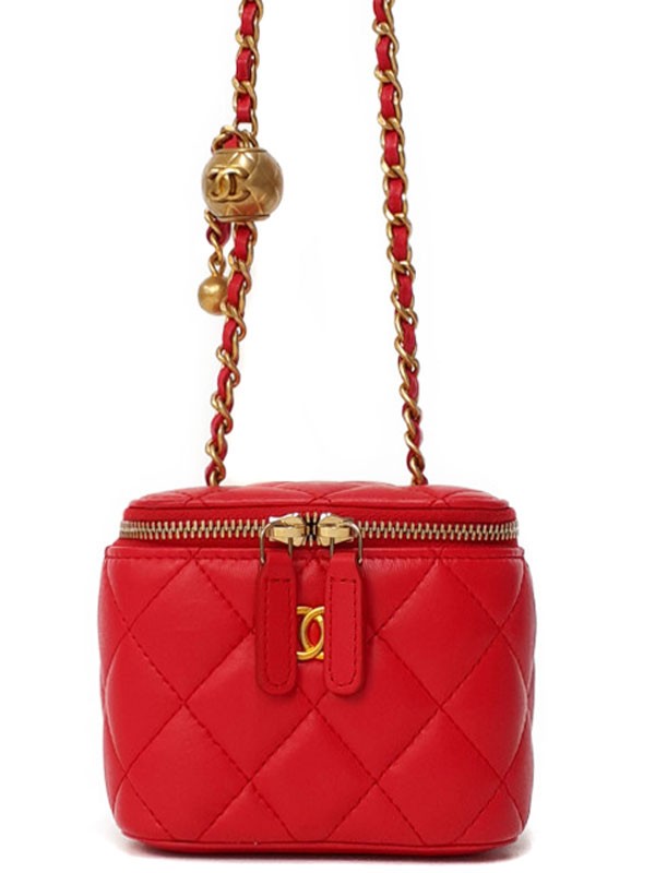 Chanel Small Matelasse Chain Shoulder Bag AP1340 in Black T336