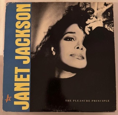 JANET JACKSON   THE PLEASURE PRINCIPLE - VINYL LP SP12230 1986 A&M - VG+ - A11