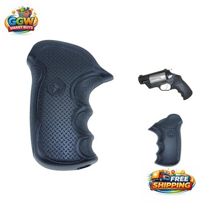 Diamond Pro Taurus Grips - Black Rubber, Comfort & Control for P-Defender