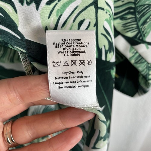 Rachel Zoe Neu mit Etikett Einheitsgröße Staubtuch-Kimono tropischer Druck Schwimmen Überziehen Quaste zum Binden - Bild 9 von 11
