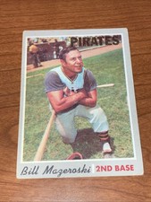 1970 Topps #440 Bill Mazeroski Pittsburgh Pirates VG