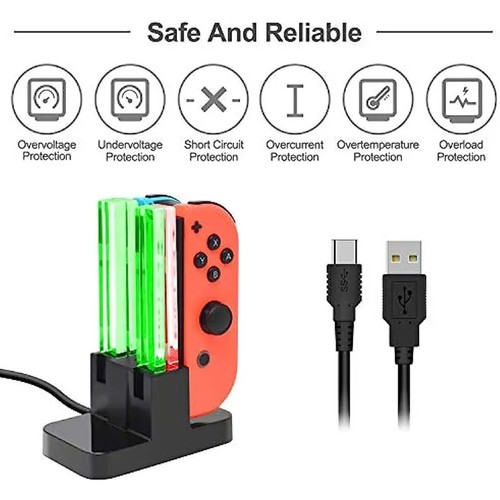 Für Nintendo Switch Dock kompaktes Design zum Laden mehrerer Controller - Picture 8 of 9